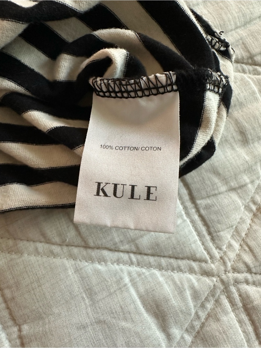 Bundle of 2 KULE Striped Long Sleeve Tees - Picture 4 of 5